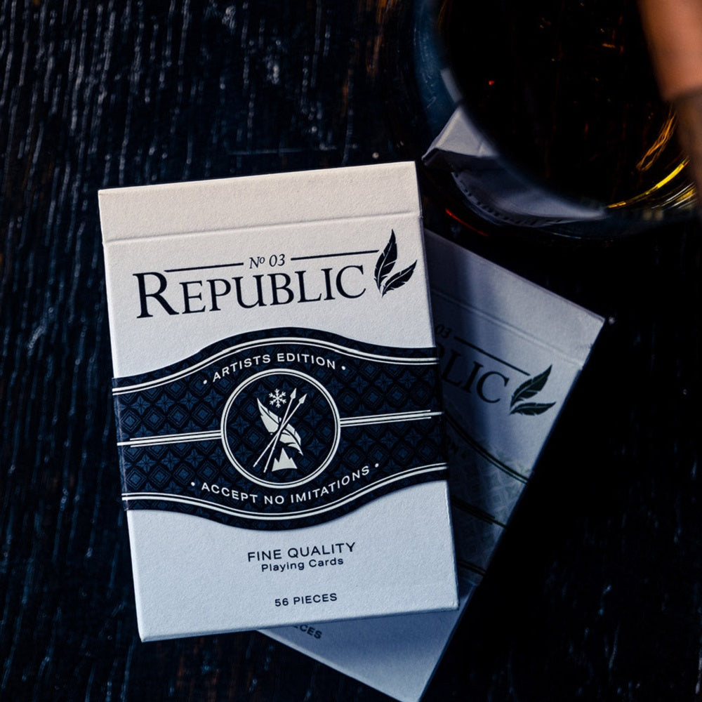 Republic Artist (Black) Playing Cards