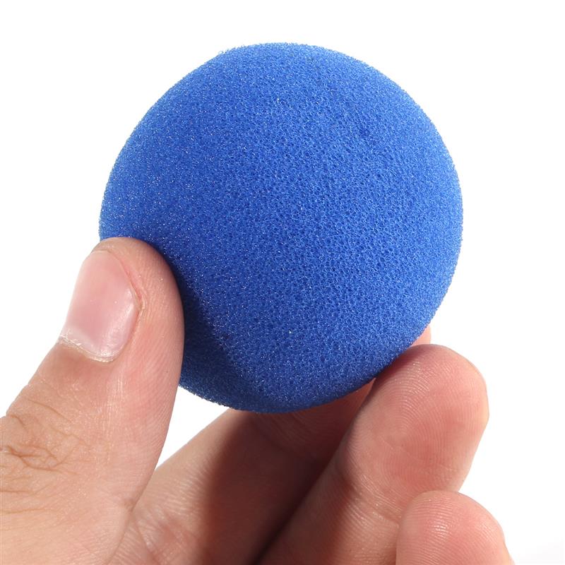 Set of 4 Super Soft Classical (4.5cm) Sponge Balls - BLUE