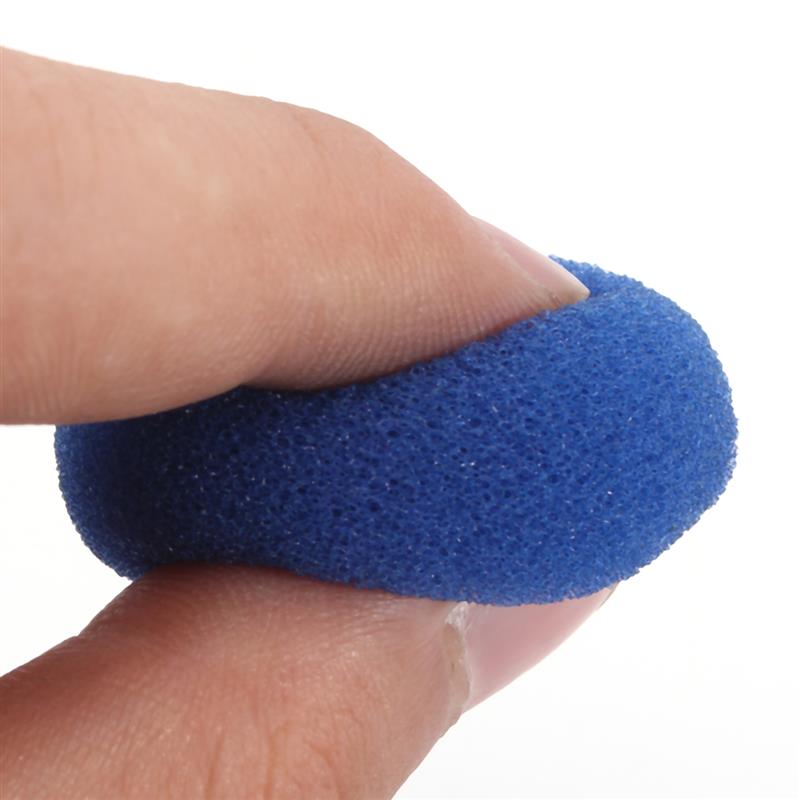 Set of 4 Super Soft Classical (4.5cm) Sponge Balls - BLUE