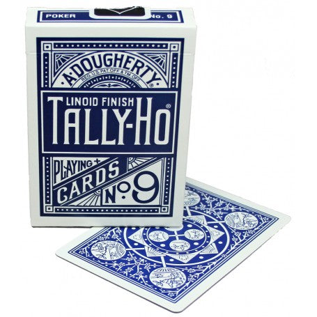 Tally Ho Fan Back BLUE Deck