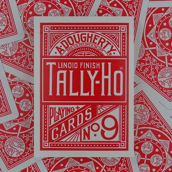 Tally Ho Fan Back RED Deck