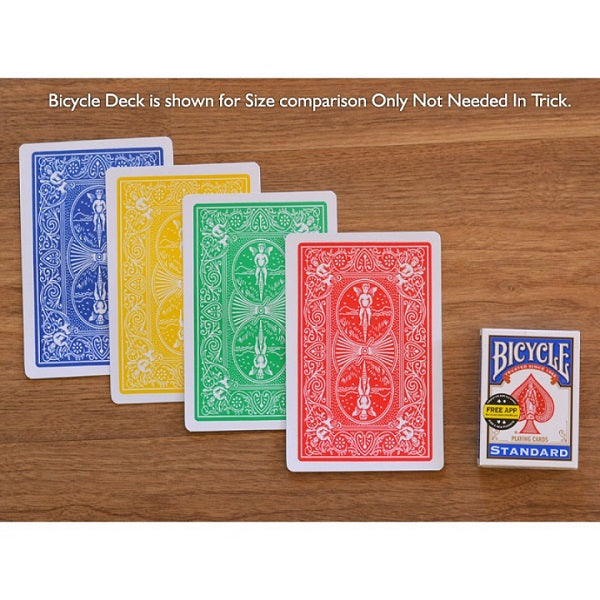 Jumping Aces (Jumbo Cards) Trick