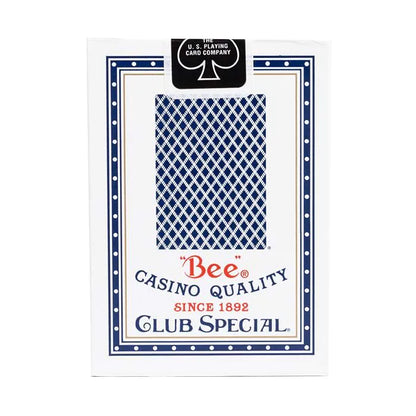 Bee Diamond Back Playing Cards - Blue
