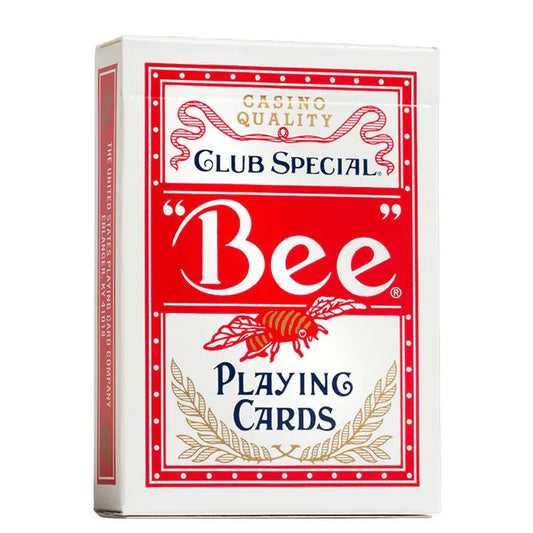 Bee Diamond Back Playing Cards - Red