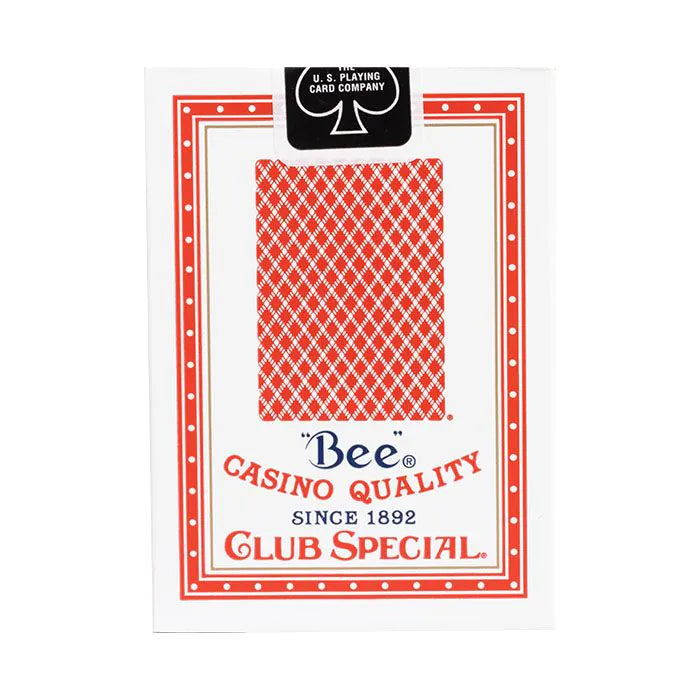 Bee Diamond Back Playing Cards - Red