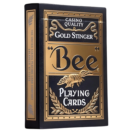 Bee Gold Stinger Playing Cards