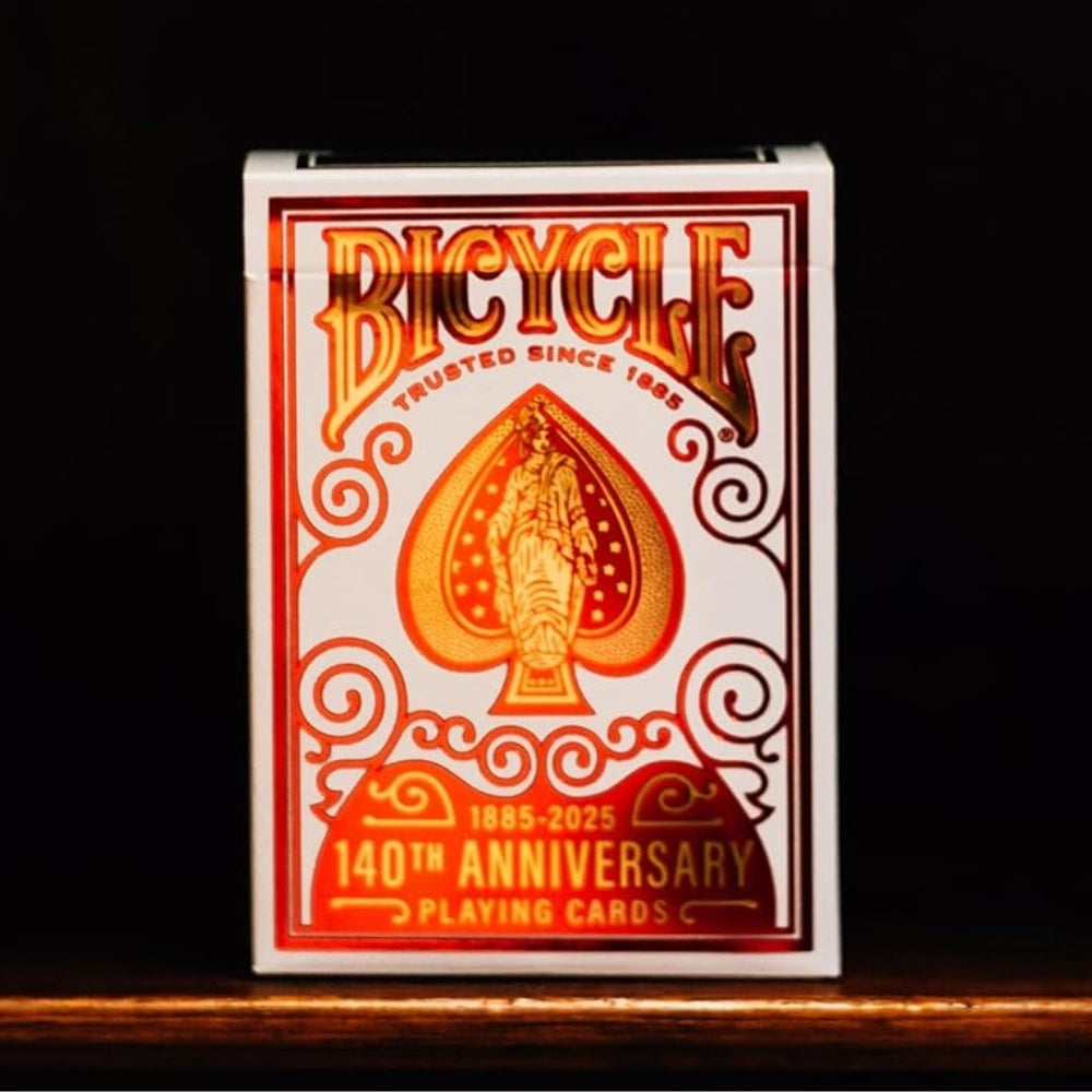Bicycle 140th Anniversary Playing Cards – Limited Edition Metalluxe Foil Deck