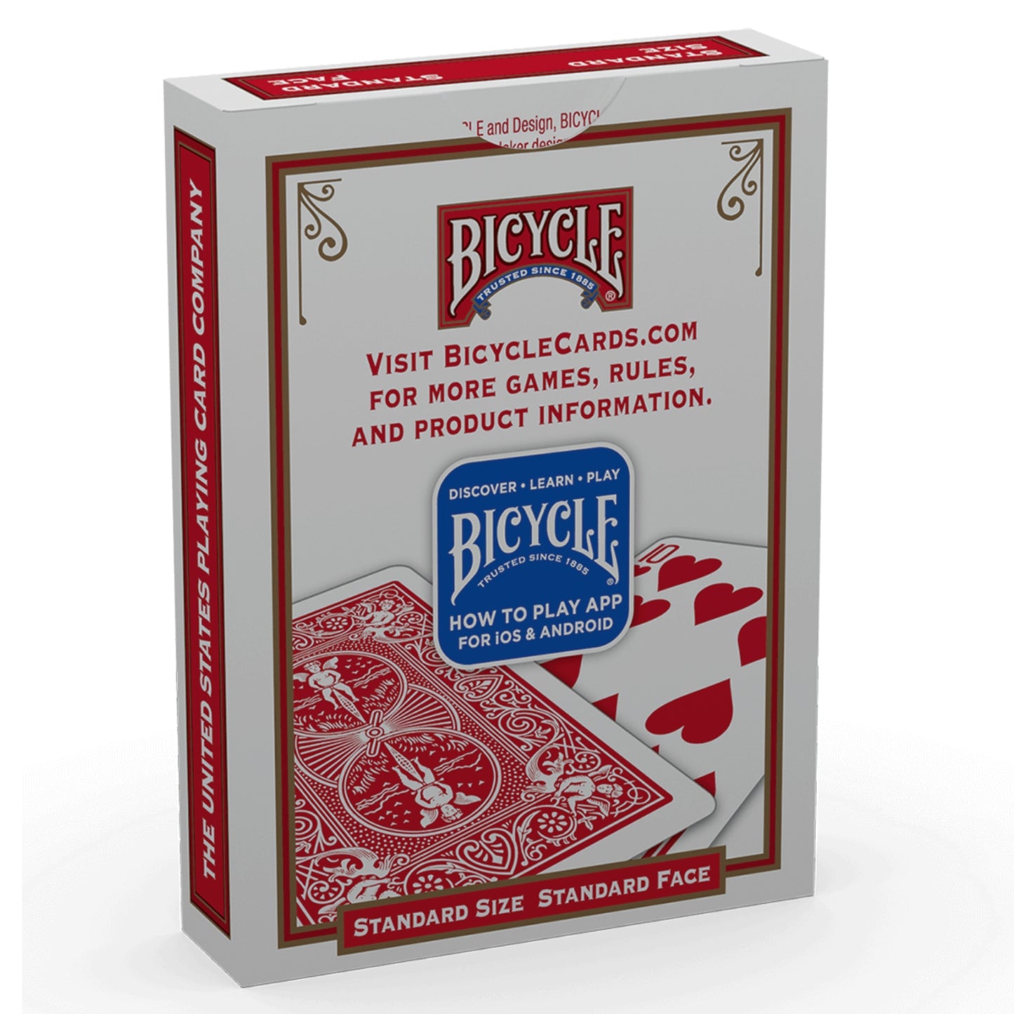 Bicycle Blank Face Gaff Deck - Red Back