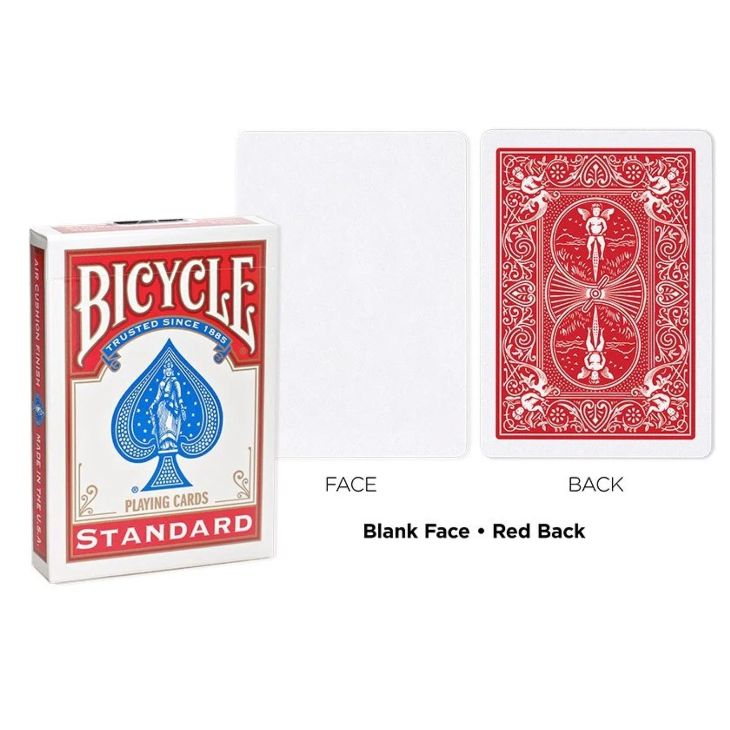 Bicycle Blank Face Gaff Deck - Red Back