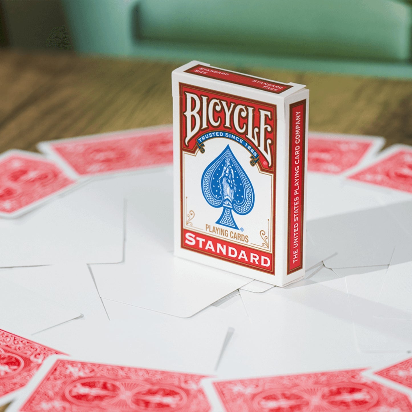 Bicycle Blank Face Gaff Deck - Red Back