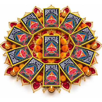 Brick of 12 Bicycle Diwali Playing Cards