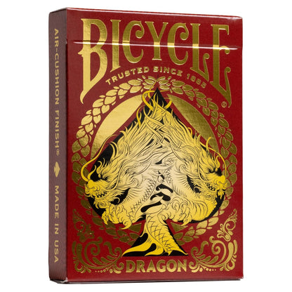 Bicycle Dragon Playing Cards - Red