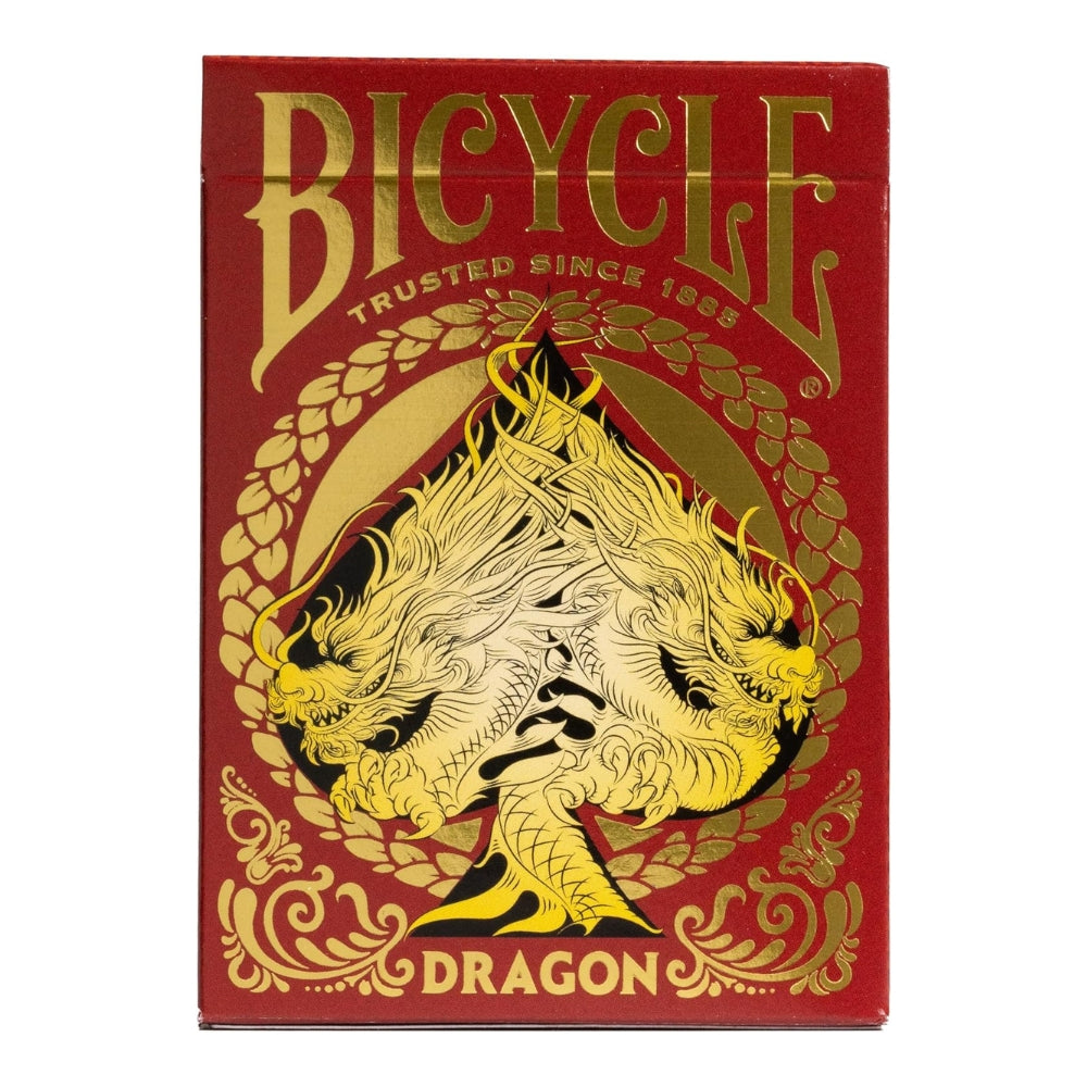 Bicycle Dragon Playing Cards - Red
