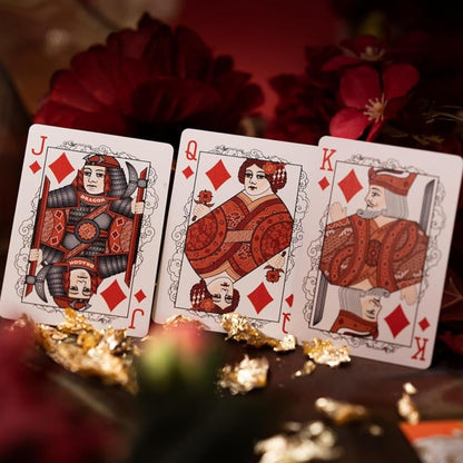 Bicycle Dragon Playing Cards - Red