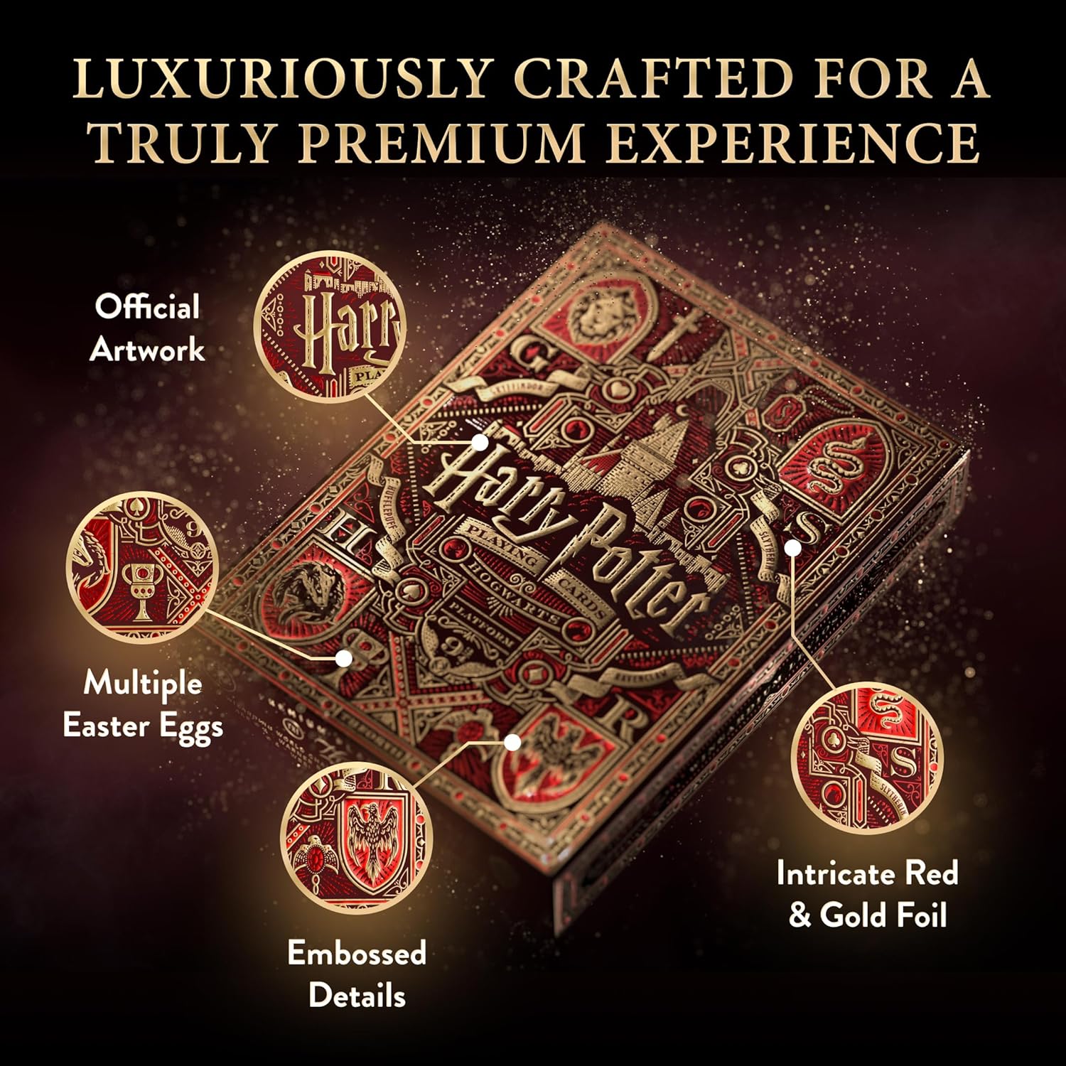 Harry Potter (Red-Gryffindor) Playing Cards Miles Retail Harry Potter (Red-Gryffindor) Playing Cards Miles Retail