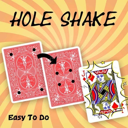 Hole Shake Card Trick