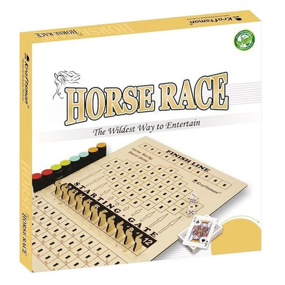 Horse Race Board Game | 2 Players Wooden Horseracing Game