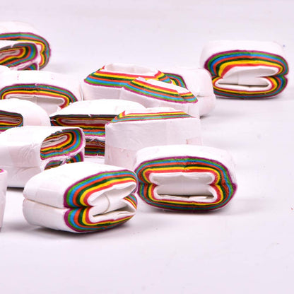 Pack of 12 Mouth Coils - Multicolor Streamer