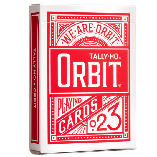 Orbit Tally Ho Circle Back Playing Cards - Red