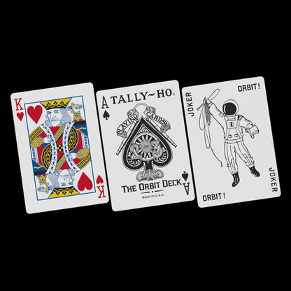 Orbit Tally Ho Circle Back Playing Cards - Red