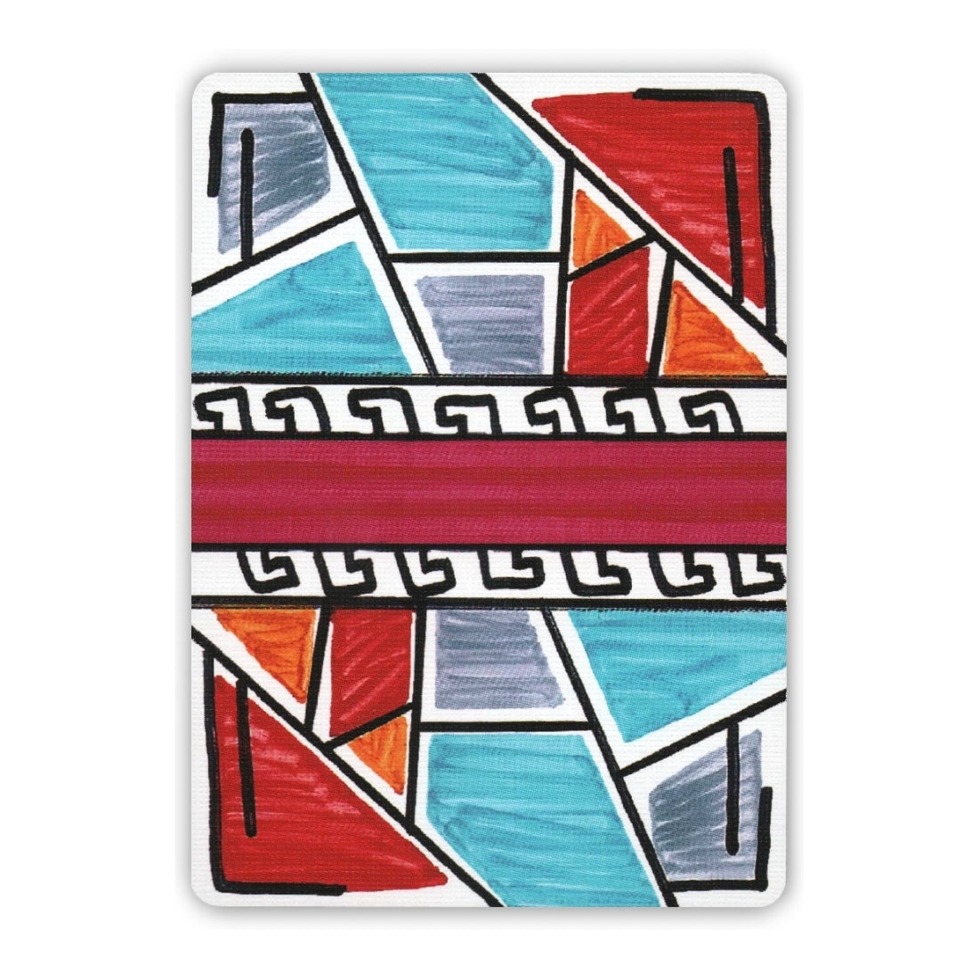 Red Stripe Playing Cards Hand Drawn Edition Deck