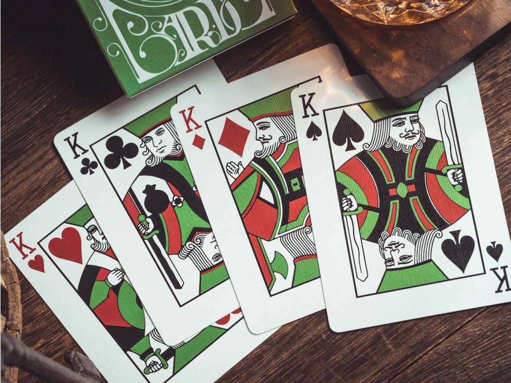 Smoke & Mirrors V8 | Standard Edition | Playing Cards - Green
