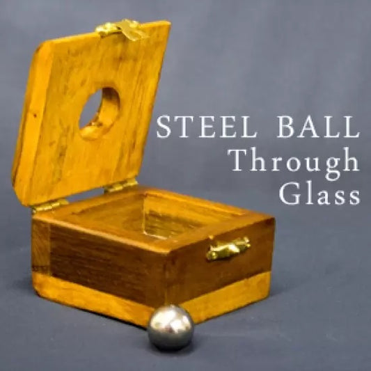 Steel Ball Thru Glass