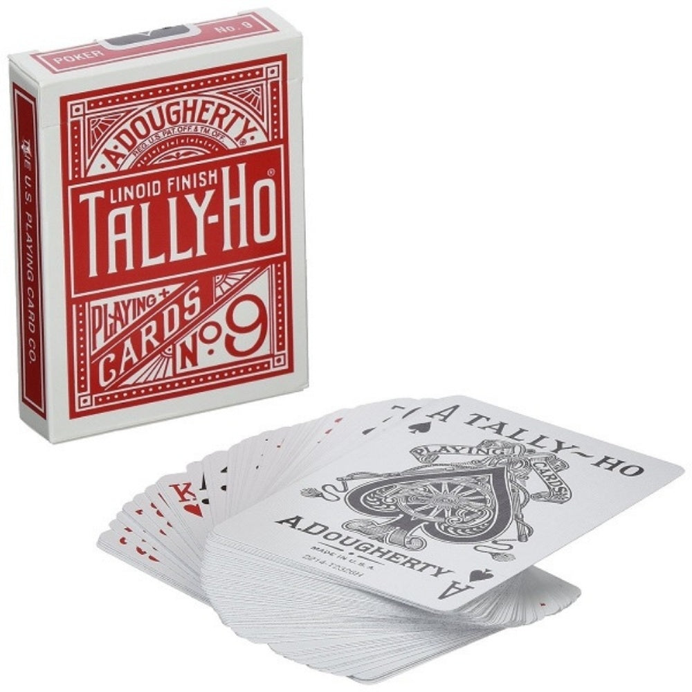 タリホー　オハイオ Tally-Ho® Circle Back Red Playing Cards | Premium Poker Cards