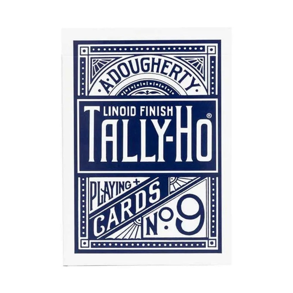 Tally-Ho Playing Cards Fan Back Deck - Blue