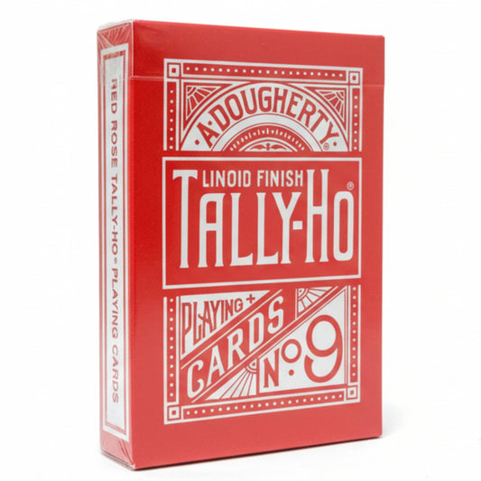 Tally Ho Reverse Fan Back Deck - Red