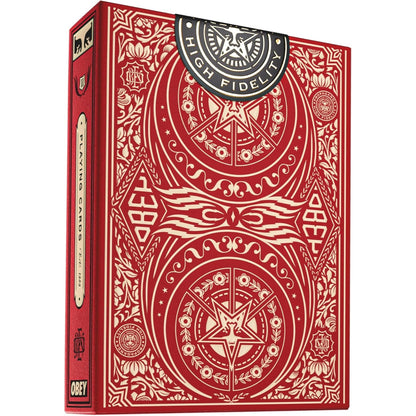 Obey Red Edition Playing Cards