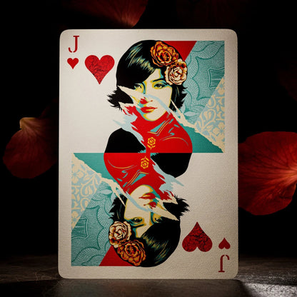 Obey Red Edition Playing Cards
