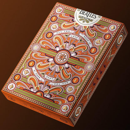 The Beatles Playing Cards - Orange Edition
