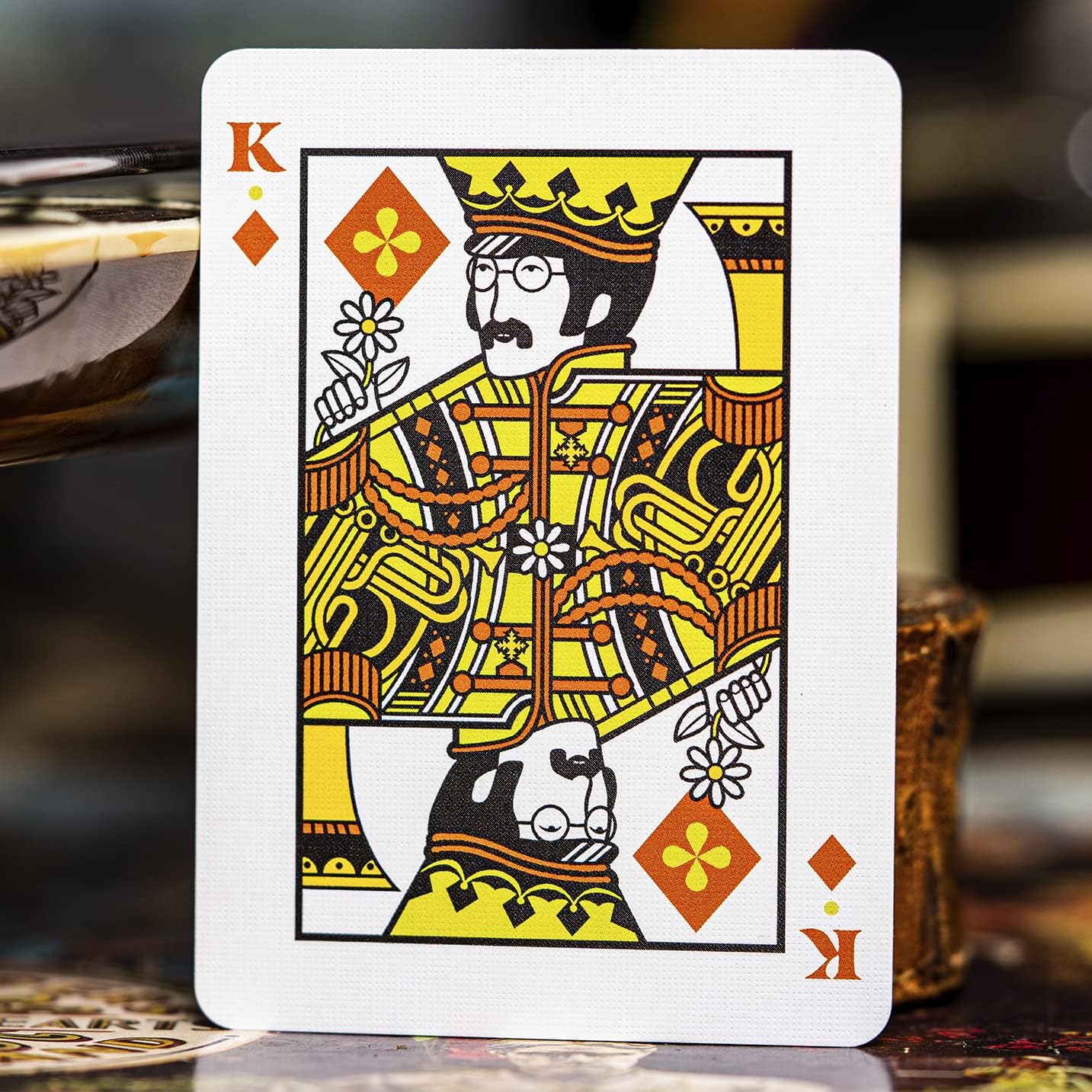 The Beatles Playing Cards - Orange Edition