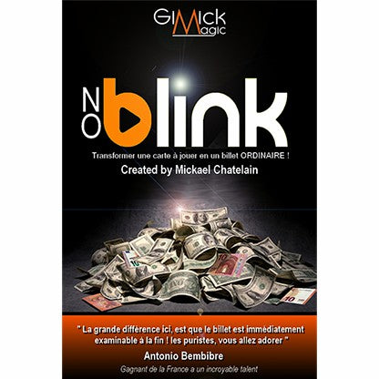 No Blink BLUE (Gimmick and Online Instructions) by Mickael Chatelain