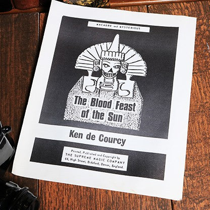 The Blood Fest of the Sun by Ken De Courcy - Book