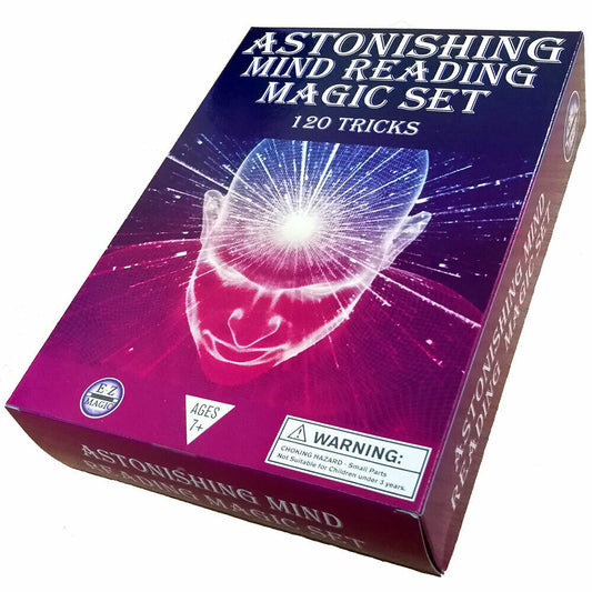 Astonishing Mind Reading Magic Set - 120 Tricks