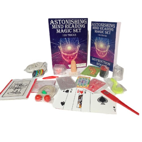 Astonishing Mind Reading Magic Set - 120 Tricks