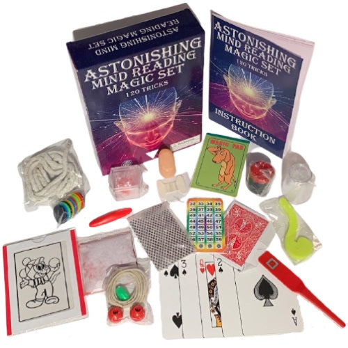 Astonishing Mind Reading Magic Set - 120 Tricks