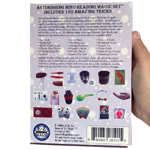 Astonishing Mind Reading Magic Set - 120 Tricks