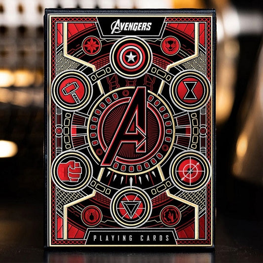 Avengers: Infinity Saga Playing Cards - Red