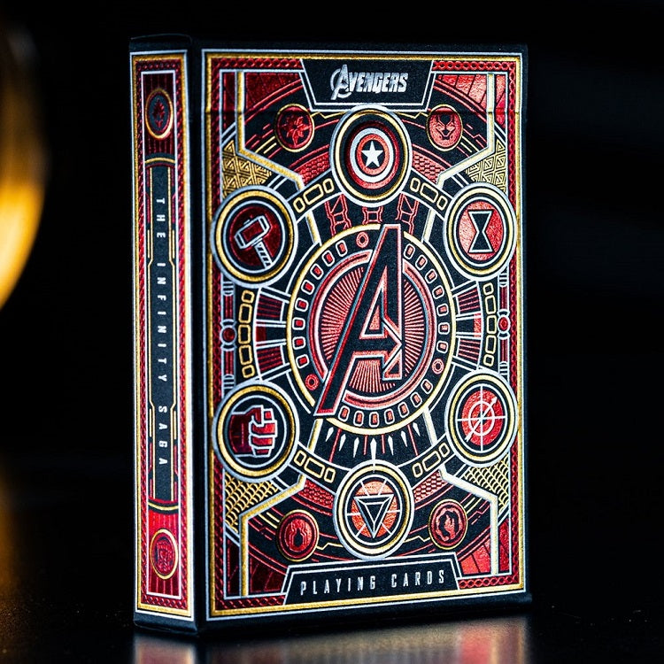 Avengers: Infinity Saga Playing Cards - Red
