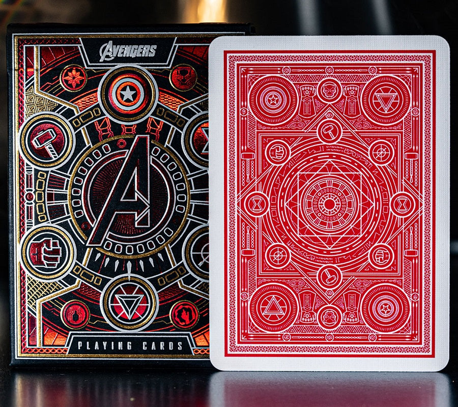 Avengers: Infinity Saga Playing Cards - Red