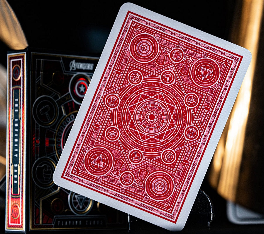 Avengers: Infinity Saga Playing Cards - Red