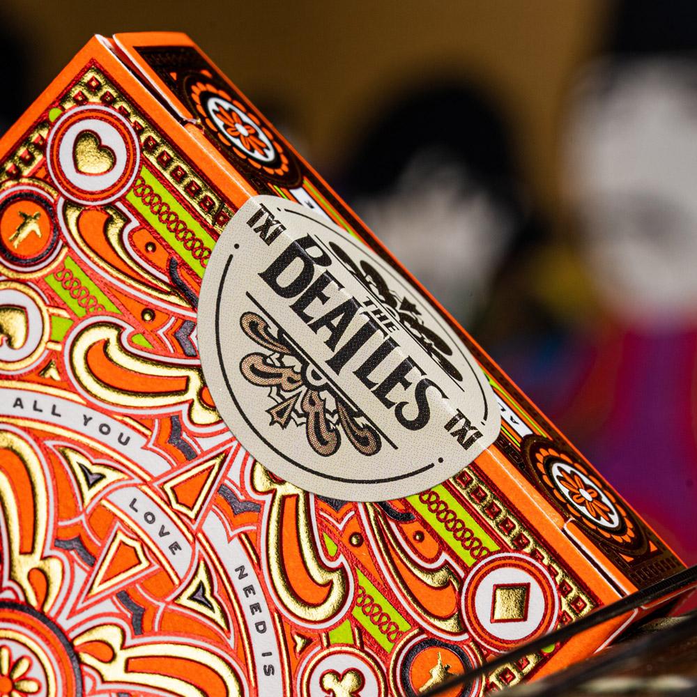 The Beatles Playing Cards - Orange Edition