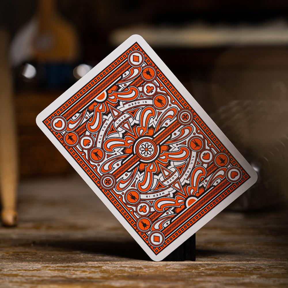 The Beatles Playing Cards - Orange Edition