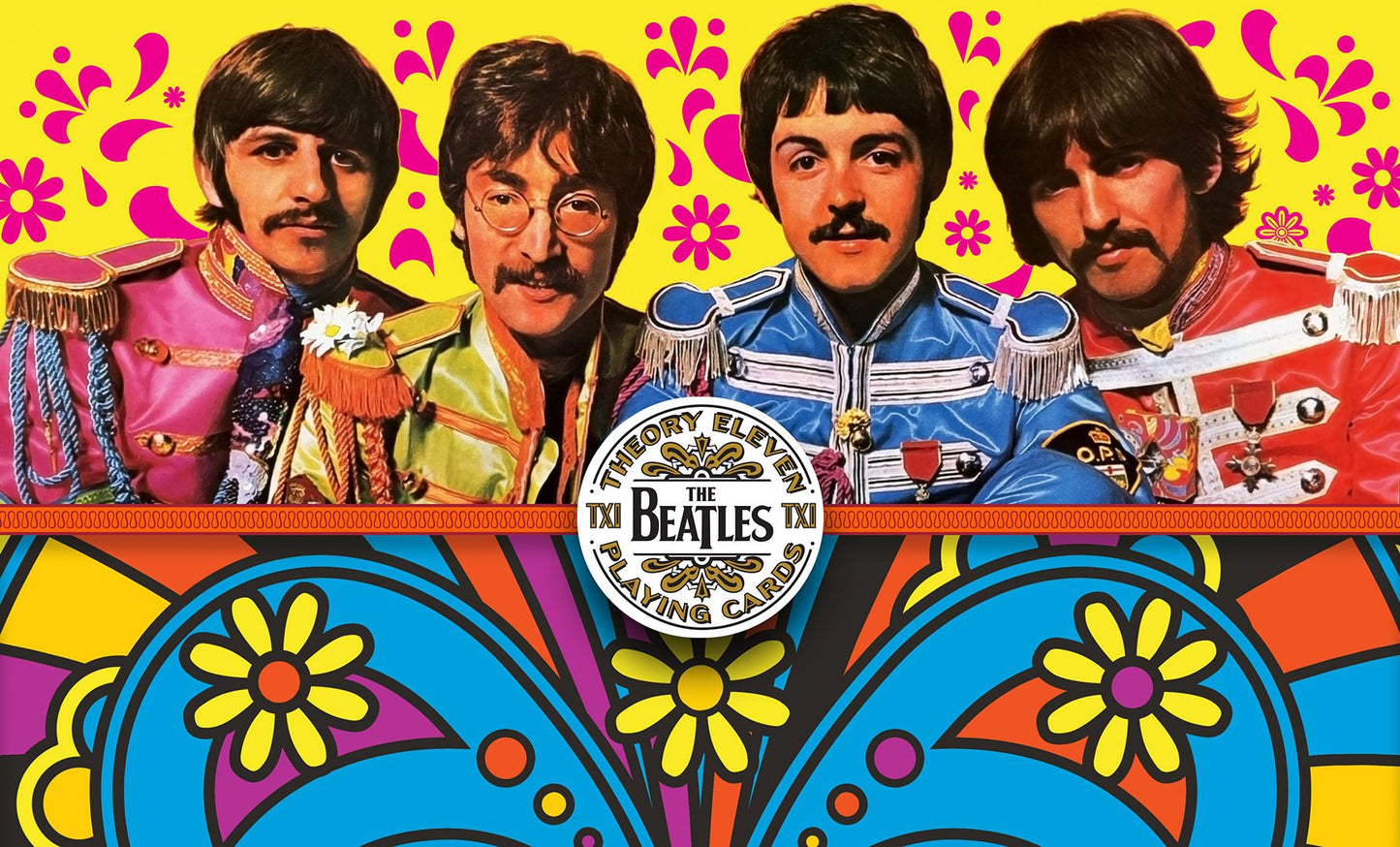The Beatles Playing Cards - Orange Edition