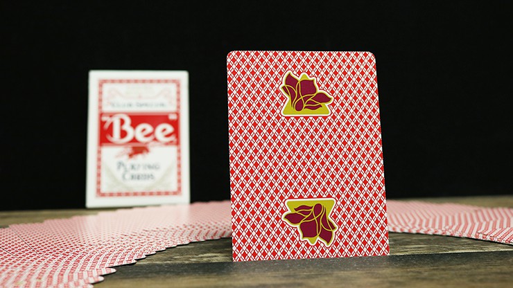 Bee Lotus Casino Grade Deck - Red
