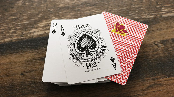Bee Lotus Casino Grade Deck - Red