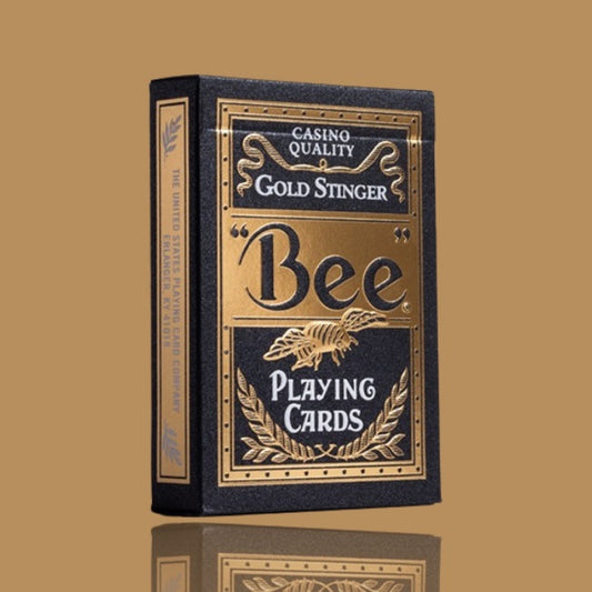 Bee Gold Stinger Playing Cards